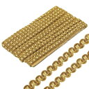 13ヤードのギンプブレードトリム 3/8"のポリエステル織りブレードトリム 内装トリム 装飾用ギンプトリム DIYクラフト 縫製 カーテン スリップカバー コスチューム用 イエロー