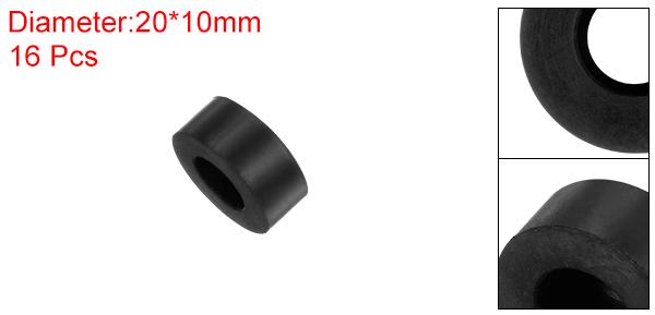 ゴムスペーサー ラウンド 防振スペーサー ゴムブッシュグロメット 厚いゴムワッシャー ホームカーアクセサリー用 外径60 mm 内径12 mm 高さ10 mm 4個