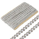 13ヤードのギンプブレードトリム 3/8"のポリエステル織りブレードトリム 内装トリム 装飾用ギンプトリム DIYクラフト 縫製 カーテン スリップカバー コスチューム用 グレー