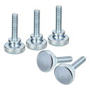 M6x25mm ニードルネジ 20個 カーボンスチール 亜鉛メッキ フラットニードルネジ ボルト ファスナー