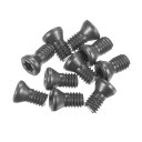 10個 トルクスねじ M4x8mm 12.9級 ラウンドフラットヘッド T15トルクスレンチ付きネジドライバー カーバイドインサートカッターC N C旋盤工具の...