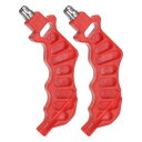 点滴灌漑チューブ穴パンチ 6 mm継手およびエミッタ挿入用 点滴チューブ 穴パンチ継手挿入ツール 分岐点滴管敷設用 8 mm レッド 2個 2合1
