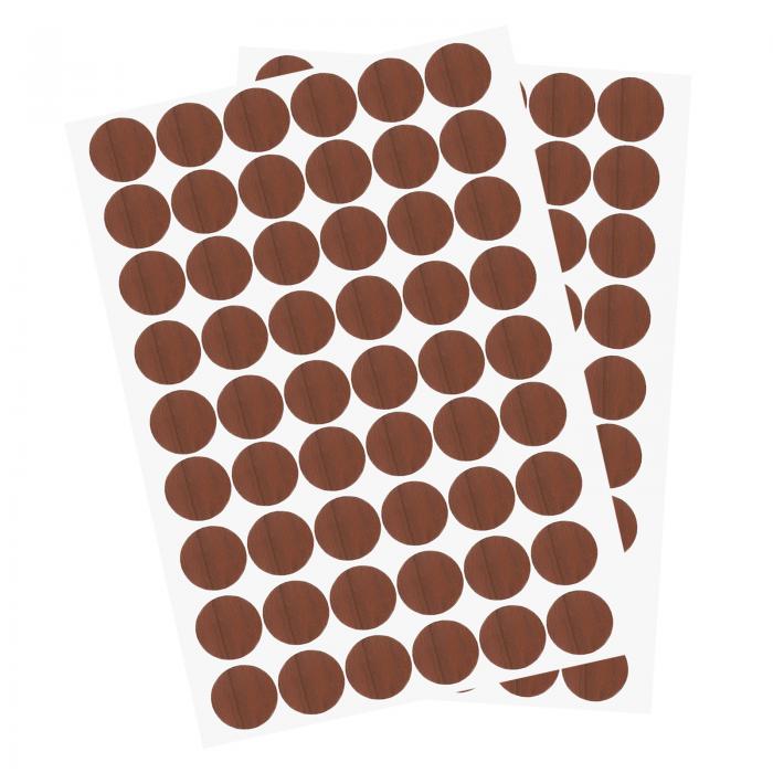 2枚/108個のねじ穴ステッカー 21mm/0.83