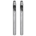 2個セット レザーホールパンチ 6mm 直径丸型 45#鋼製 レザーウォッチバンド レザークラフト 衣類 ハンドバッグ 生地用