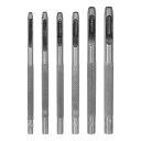 6個セットのレザーホールパンチ 1.5mm-4mm カーボンスチール製の中空丸穴パンチ カッター ベルト ウォッチバンド 紙 プラスチック レザークラフトに使用