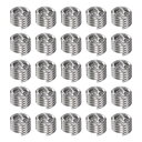25個 2-56 UNC 1.5D(3.3 mm)ヘリカル304ステンレス鋼コイルワイヤースレッドスリーブ プラスチック木材 スレッド修復に適合