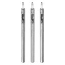 3個セットのレザーホールパンチ1.8mm ストレートラウンドパンチ グロメットスナップリベットセッター レザークラフト 衣類 ハンドバッグ 生地 カーテン用(4)