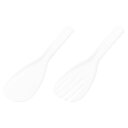 プラスチックしゃもじ こびりつきにくいしゃもじ 立ちしゃもじ キッチン用品 ホーム レストラン ホテル用 ホワイト