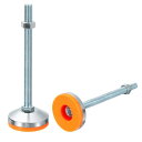 レベリングフィート 2個セット M16x200x80mm - 炭素鋼製の滑り止め 衝撃吸収調整可能なテーブル脚 家具 ワークショップ 設備用