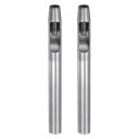 2個セット レザーホールパンチ 7mm 直径丸型 45#鋼製 レザーウォッチバンド レザークラフト 衣類 ハンドバッグ 生地用
