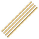 再利用可能金属ストロー ストレート飲みストロー 4個入り ステンレススチール 長さ241mm ボバティー用 ミルクシェイク用 飲料用 ジュース用 ゴー ルド