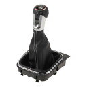 HOPESPANNER 2004-2009年用のVWに対応 Golf 5 MK5 GTI GTD向けの6速マニュアルギアシフトノブとカバー プラスチック製の合成...