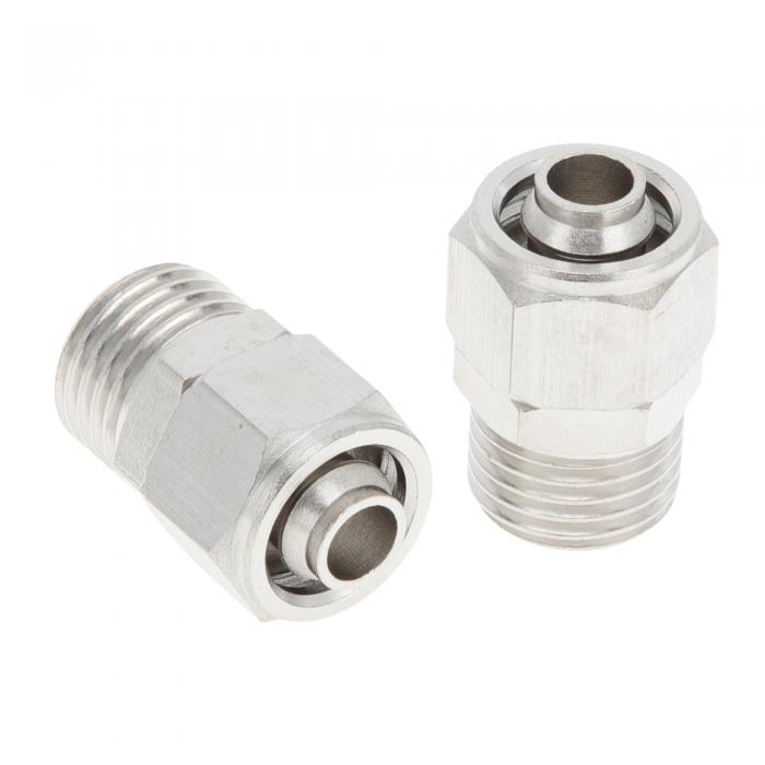 INFINAUTO プッシュ・トゥ・コネクト・エア・フィッティング 3/8" メール スレッド エア ライン クイッ..