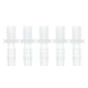 HOPESPANNER プラスチックホースバーブフィッティング 3/8" ホースID G1/4 メスバーブホースコネクター PP 5個