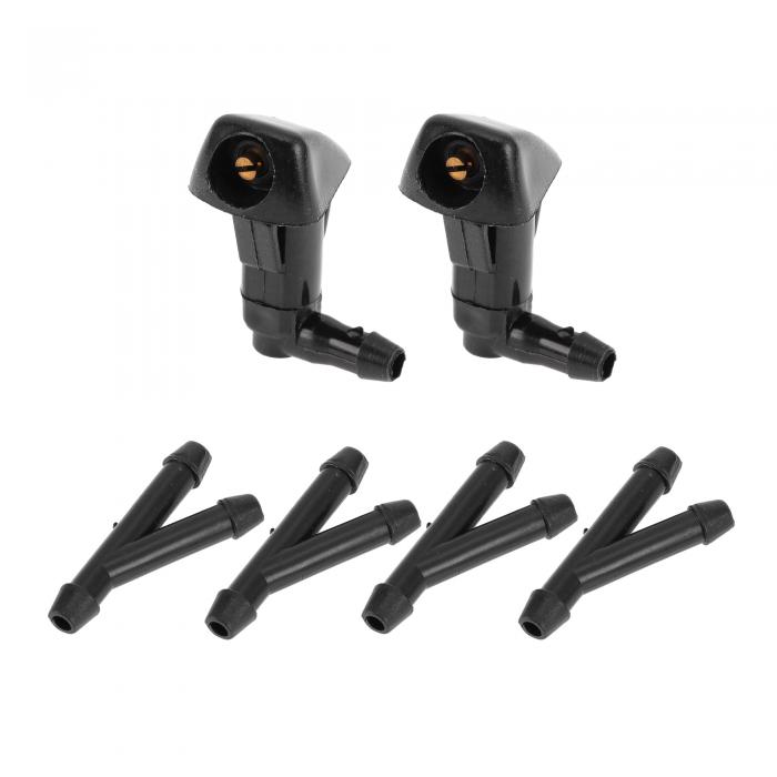 HOPESPANNER Hondaに対応 1セットフロントウインドシールドスプレーノズルワイパースプレーワッシャージェットプラスチック