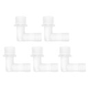 RATCHROLL 5個のプラスチックホースバーブフィッティング11/16"ホースバーブG3/4メスNPTエルボーバーブアダプタークリアPP