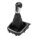HOPESPANNER 2004-2009年のVWに対応 Golf 5 MK5 GTI R32用の6速マニュアルギアシフトノブとカバー プラスチック製の合成皮革...