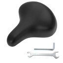 BULLSPANN 1セット 自転車サドル 防水自転車シートクッション ツール付き 快 適な衝撃吸収自転車サドル トレッキングロードバイク シティMTB Eバイ...