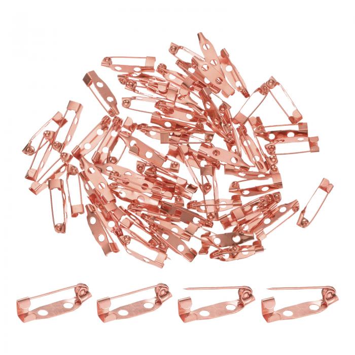 M METERXITY 60パック バーピン 0.8" ブローチピンバック スセーフティクラ スプ バッジ/ネームタグ/コ..