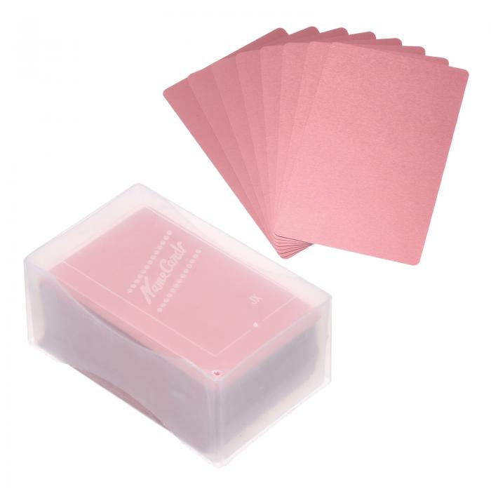 PATIKIL 0.21mmメタル名刺 180枚セット 空ホワイト名刺レー ザー彫刻用アルミニウム DIYギフトカード用 ローズ金色