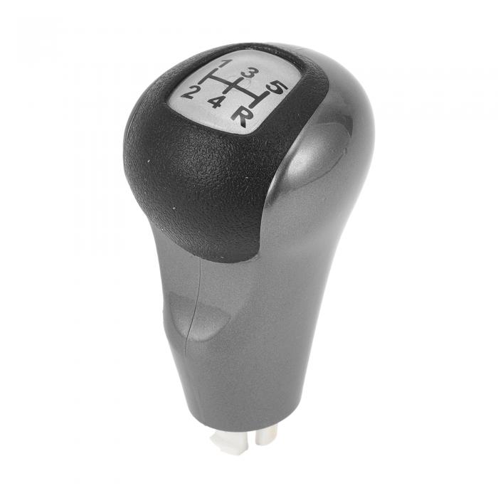 INFINAUTO ホンダに対応シビック2006-2011用のプラスチック製ブラックチタン調5速マニュアルギアシフト..