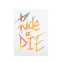 Hihaha リフレクティブバンパーデカール レー ザー長方形 英字 RI-DE or Die パターン リフレクティブカーステッカー パーソナライズデコレーシ...