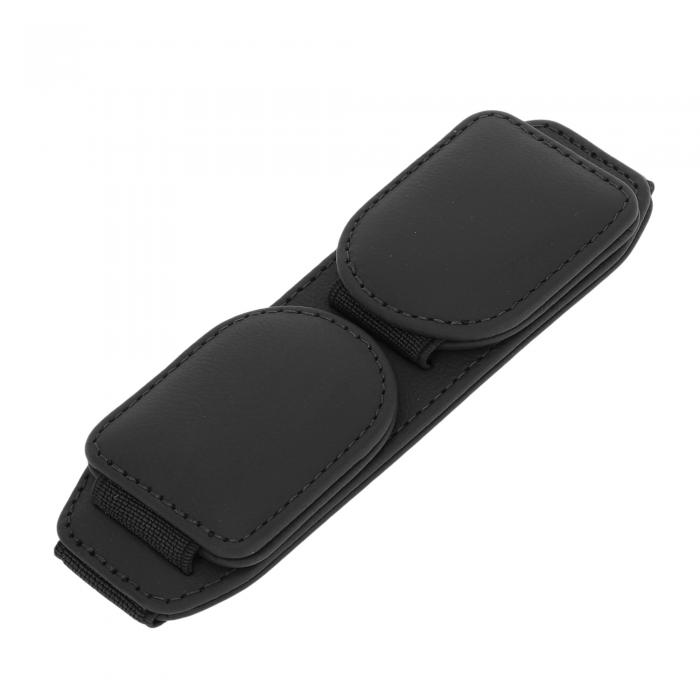 Hihaha 車用サンバイザーサングラスホルダー / フロントサンバイザーめがねクリップ 2つのマグネット付..