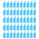 PATIKIL 再利用可能なプラスチックタグ 100個 はいそうタグ 防水 ラベル付け用 はいそうラベル セキュリティシール 書き込み可能なマーカータイ 吊り下...