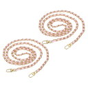 PATIKIL レザーパースハンドルストラップ 2個セット 55