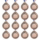 PATIKIL 優勝賞メダル 16個1位2位3位入賞メダル スポーツゲームイベント競技スペリングビー用ネックリボン付き 幅2" ブロンズ