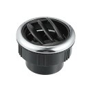 ACROPIX RVバスボートヨットキャラバン用の87mm 75mm黒とシルバートーンACエアコンベントアウトレットユニバーサル - 1個パック(2)