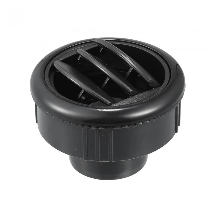 ACROPIX RVバスボートヨットキャラバン用の汎用ACエアコンベントアウトレット 直径87mm 丸型 黒 - 1個..
