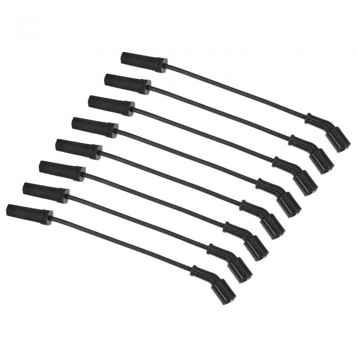 ACROPIX 車用スパークプラグコイルワイヤー点火コイルハーネスケーブル7mm　シボレーに対応カマロシルバラ ードタホ4.8L 5.3L 6.0L用　No.19351570/19351572 - 8個パック