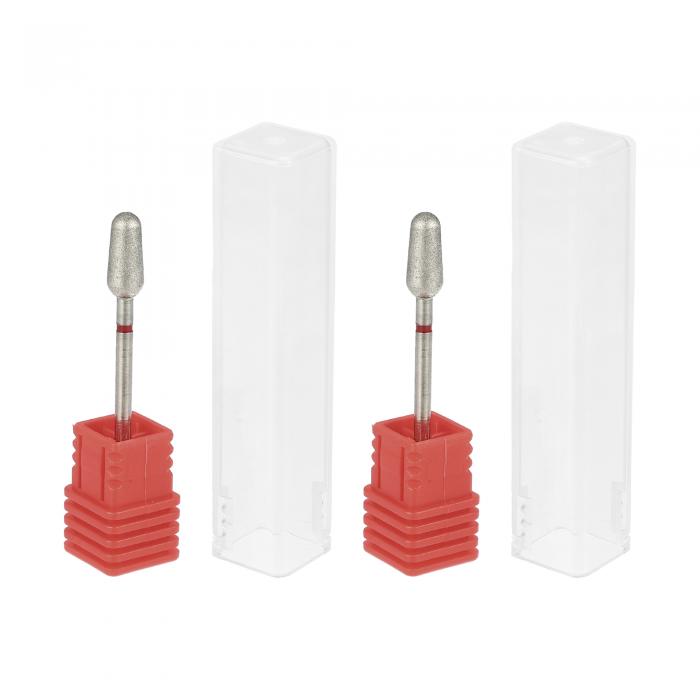 VOCOSTE ネイルドリルビット ネイルドリル ネイルマシンビット ネイル工具 甘皮処理 角質除去 研磨 爪磨き 自宅サロン用 ネイルケア用 Fサイズ 2個