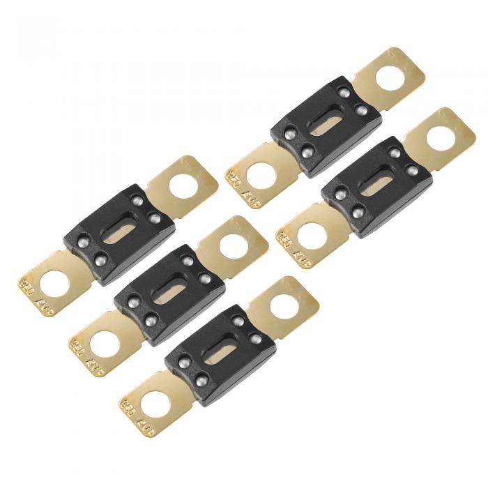 Hihaha ハイカレントヒューズ 350A / オーディオCD ANMヒューズ ボルトオンヒューズ 車両・オートバイ・ボート用 / 耐久性 亜鉛合金 / 5個セット