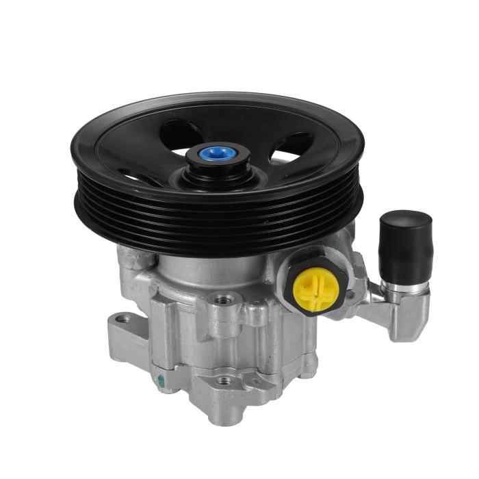 Motoforti カーパワーステアリングポンプ、Mercedes-Benzに対応GL450 2007-2012用、金属製、ブラック