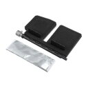 Motoforti ブレンドドア修理キット交換用、Dodgeに対応 Ramに対応 1500 2500 3500 用、プラスチック製、No.5073956AA、ブラ ック、1セット