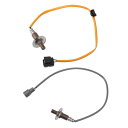 Motoforti O2酸素センサー 上流および下流の空燃比 Subaruに対応フォレスター2006-2010用 金属プラスチックゴム 黒オレンジグレーシルバートーン 2個セット