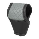 Motoforti ユニバーサルカーギアシフトカバーシフトノブカバーギアスティックカバーオートマチックシフトギアカバー、おしゃれで、合成皮革、ブラ ックグレー