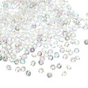 PATIKIL 6000個 アクリルウェディングダイヤモンド4mmテーブルスキャッターコンフェッティ水晶花瓶フィラーゲム クリアAB