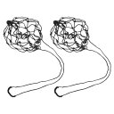 PATIKIL ソロサッカートレーニングボールネット 2個セット フットボールキック練習用バンジージャグリングネット ユース・大人向け ボールサイズ3 4 5対...