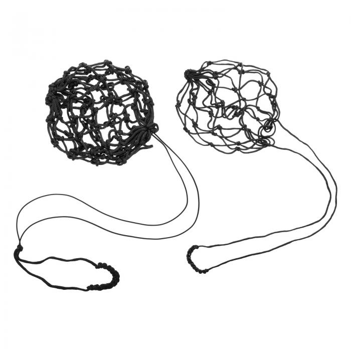 PATIKIL ソロサッカートレーニングボールネット 2個セット フットボールキック練習用バンジーエラスティックジャグリングネット ユースアダルト用 ボールサイ...