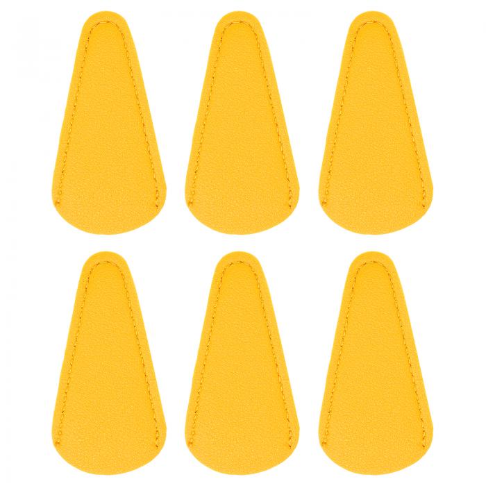 6個 はさみケース 2.9" x 1.5" はさみカバー プロテクター PUレザー ポータブル 収納バッグ 眉毛整える..