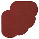 PATIKIL アイロンで貼るパッチ 4枚セット 7x4" 肘・膝用ベルベットパッチ 修理用パッチキット 服 パンツ シャツ ジャケット 修理と装飾に最適 マルーンレッド
