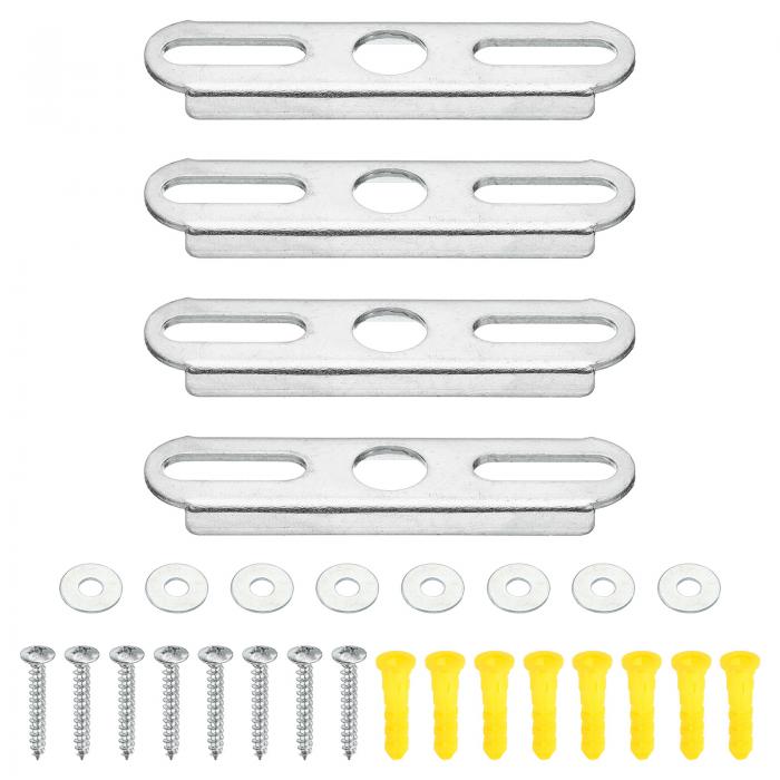 PATIKIL 70mm 2.8"パティオライトプレートキット 4セット ペンダントライト取り付けブ ラケットクロス..
