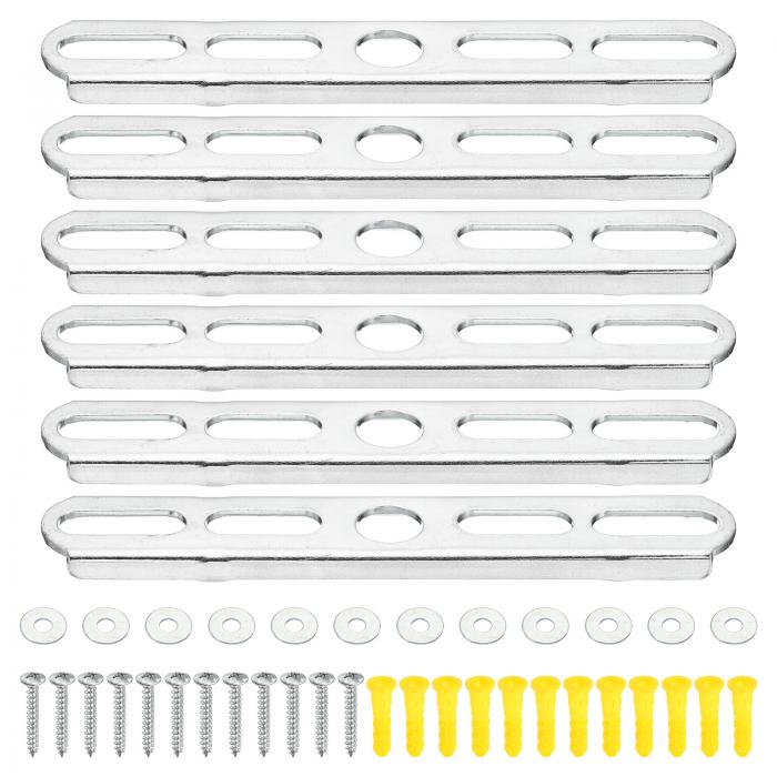 PATIKIL 110mm 4.3"パティオライトプレートキット 6セット ペンダントライト取り付けブ ラケットクロス..