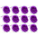 PATIKIL ダンススカーフ 12枚セット 24"×24" パープル色 マジック 音楽 アクティビティ ジャグリング ドレッシング用