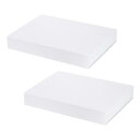 PATIKIL 33x23x5 cm 蓋付きギフトボックス 2個 磁気閉鎖 折りたたみ紙 長方形の好意ボックス 結婚式 バレンタインデー 誕生日ギフト包装用 ホ...