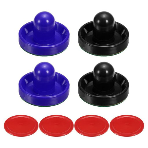 PATIKIL 96mm エアホッケープッシャー 2色 エアホッケーパック ハンドルパドル アクセサリー(プッシャー4個 パッド付き) PATIKIL 96mm エアホッケープッシャー 2色 エアホッケーパック ハンドルパドル アクセサリー(プッシャー4個 パッド付き)