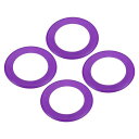 PATIKIL フライングリング スポーツ屋外プレイゲームビーチプールキャンプ活動用 PPプラスチック製フライングディスク 緑 4個セット